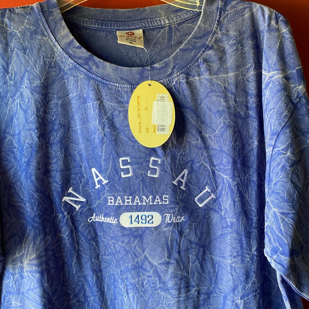 Nassau Bahamas Graphic Tee - Blue